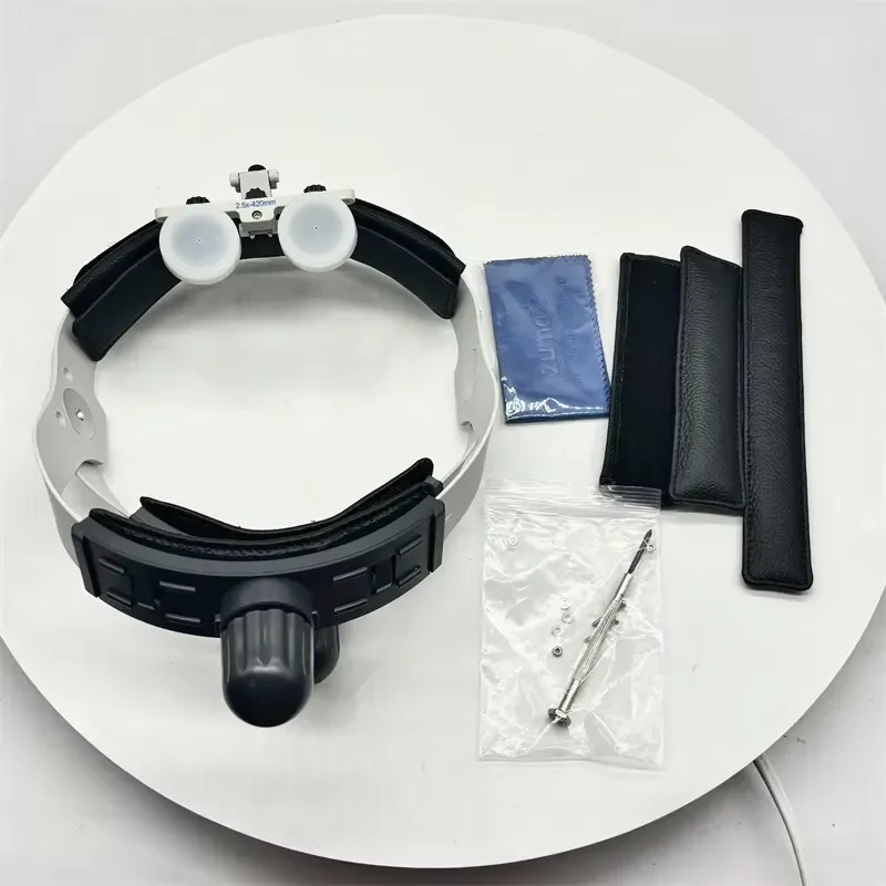 CE Approved Low-Power Magnifier SLH 2.5X & 3X & 3.5X Head Mounted Loupe Binocular Magnifying Glasses