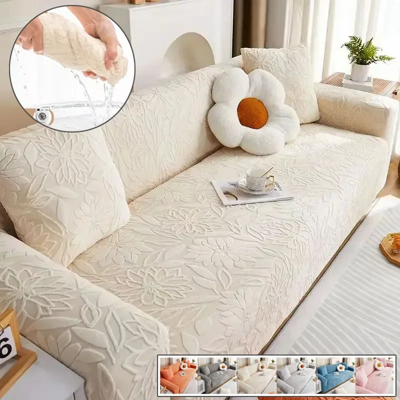 Thicken Sofa Cover Home Sofas Cover for Living Room Decor Adjustable Elastic Sofa Covers for Armchairs Non-slip Seat Couch Cover
