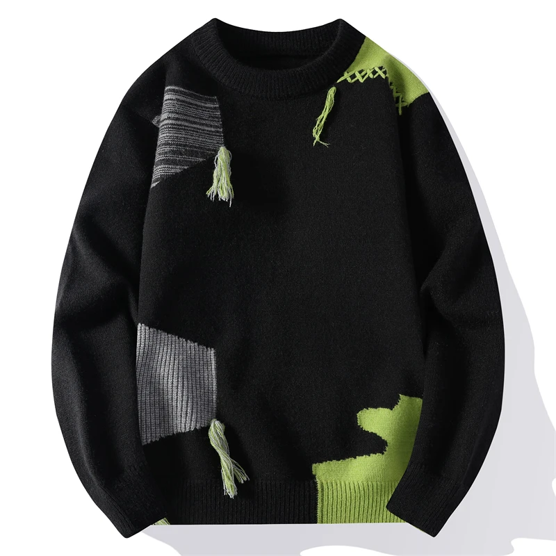 Autumn Winter Men's Turtleneck Sweater Men's Knitting Pullovers Rollneck Knitted Sweater Korean Version Knitted Tops Men's Cloth