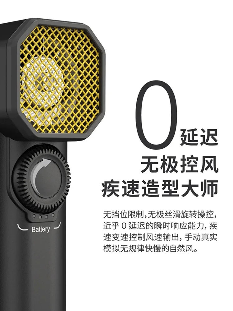 

CW20 Multipurpose Pocket Photography Fan Electric Portable Fan Stepless Wind Blower for Canon Short Video Camping