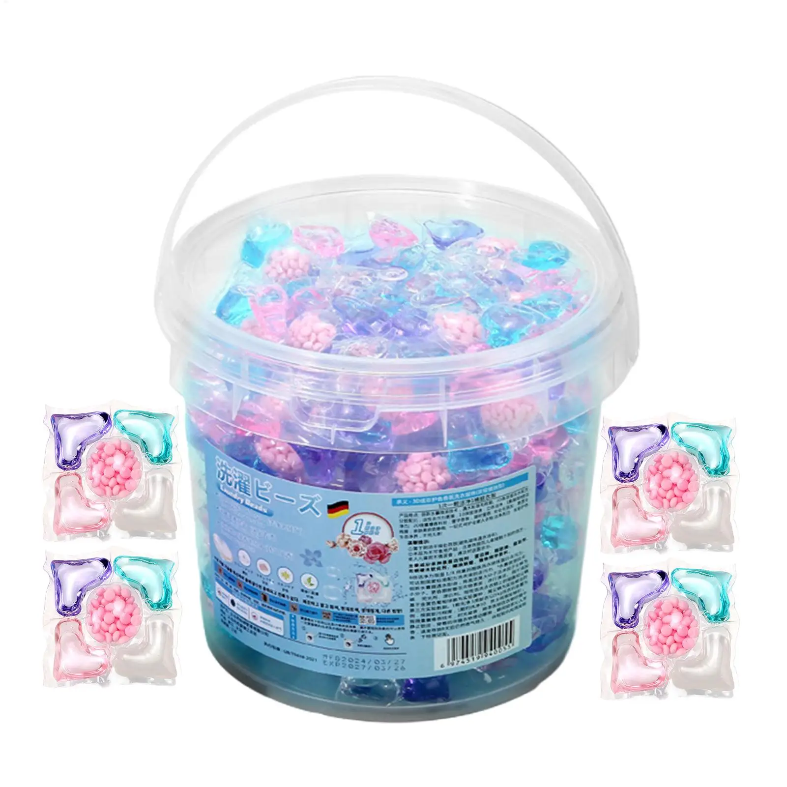 70 Tabletas de Detergente Perfumado para Ropa, Cápsulas de Limpieza Profunda para Lavadora, para Apartamento, Baño, Hogar, Dormitorio