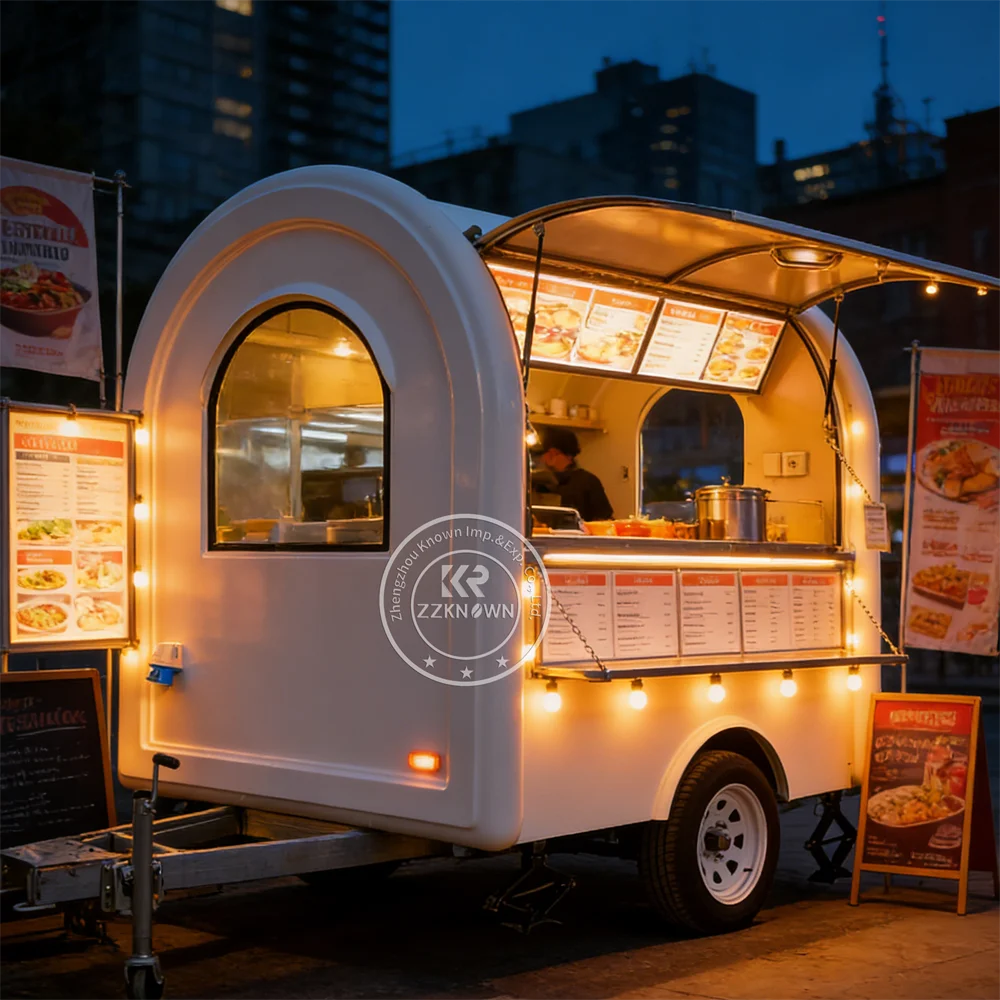 

Hot Selling CE DOT VIN Certified Pizza Food Trucks Ice Cream Cart Mobile Kitchen Trailer Food Trailers Fully Equipped