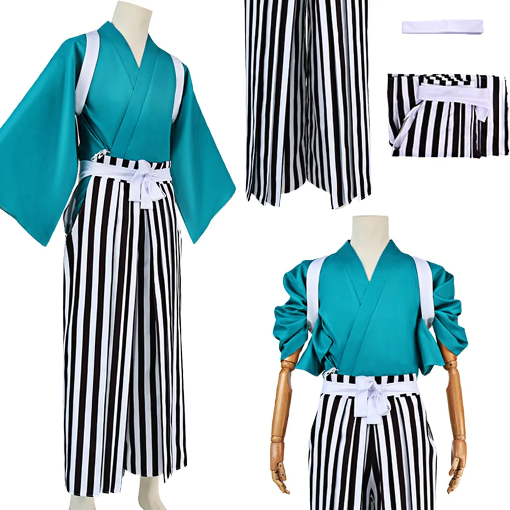 

Fantasia Wano Country Usopp Cosplay Kimono Clothing Anime Pirate Men Disfraz Costume Male Fantasy Halloween Carnival Party Cloth