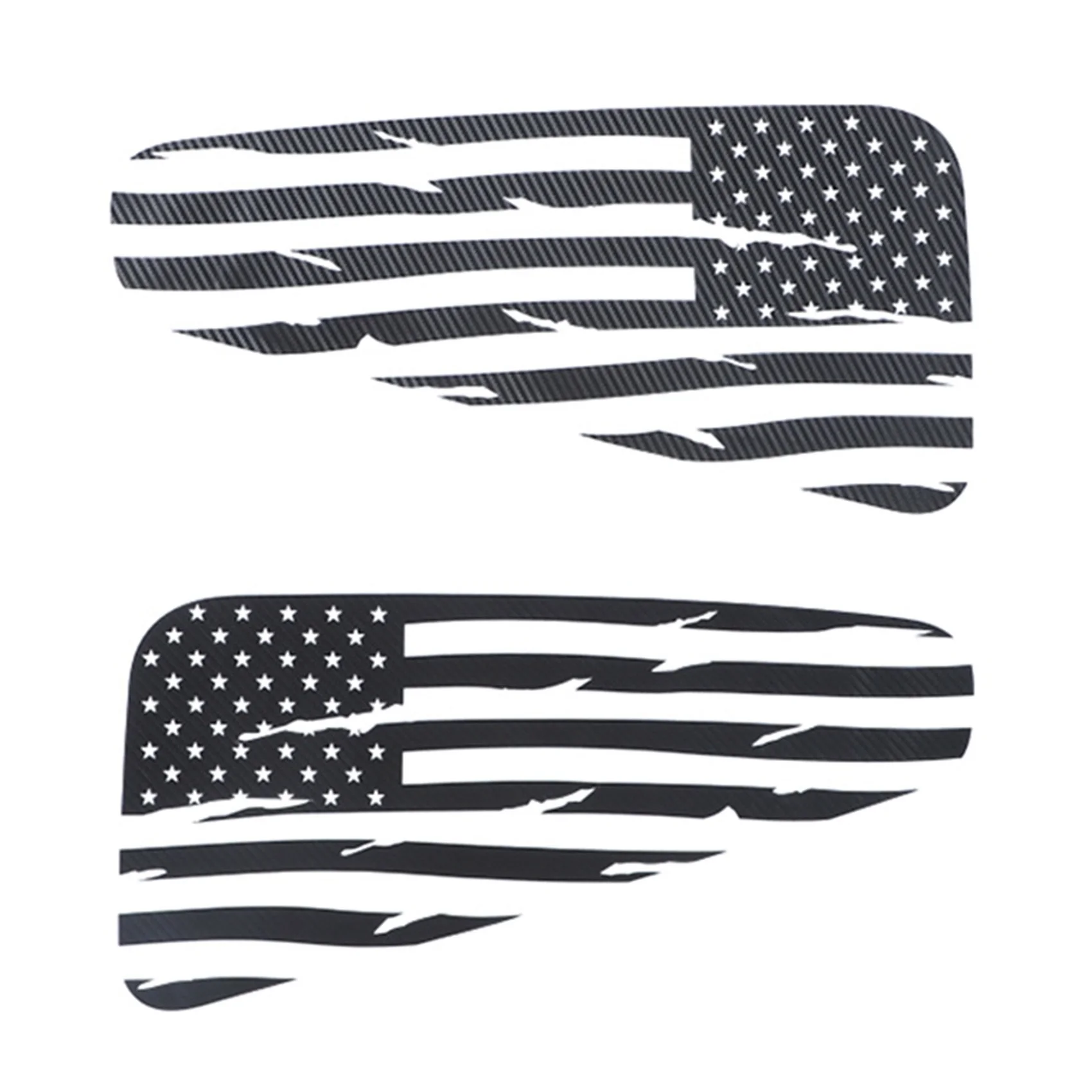 Window Decal Rear Window Distressed Flag Sticker Rear  e Window Cover Trim for Ford Mustang 2008-2014