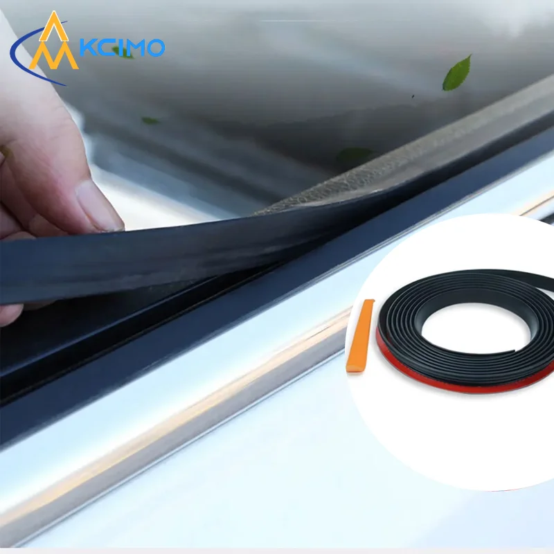 

7‑Shape Car Window Seal Strip EPDM Rubber, Gap Filler Noise Insulation Waterproof Windproof Sealing Strip for Most Vehicle Model