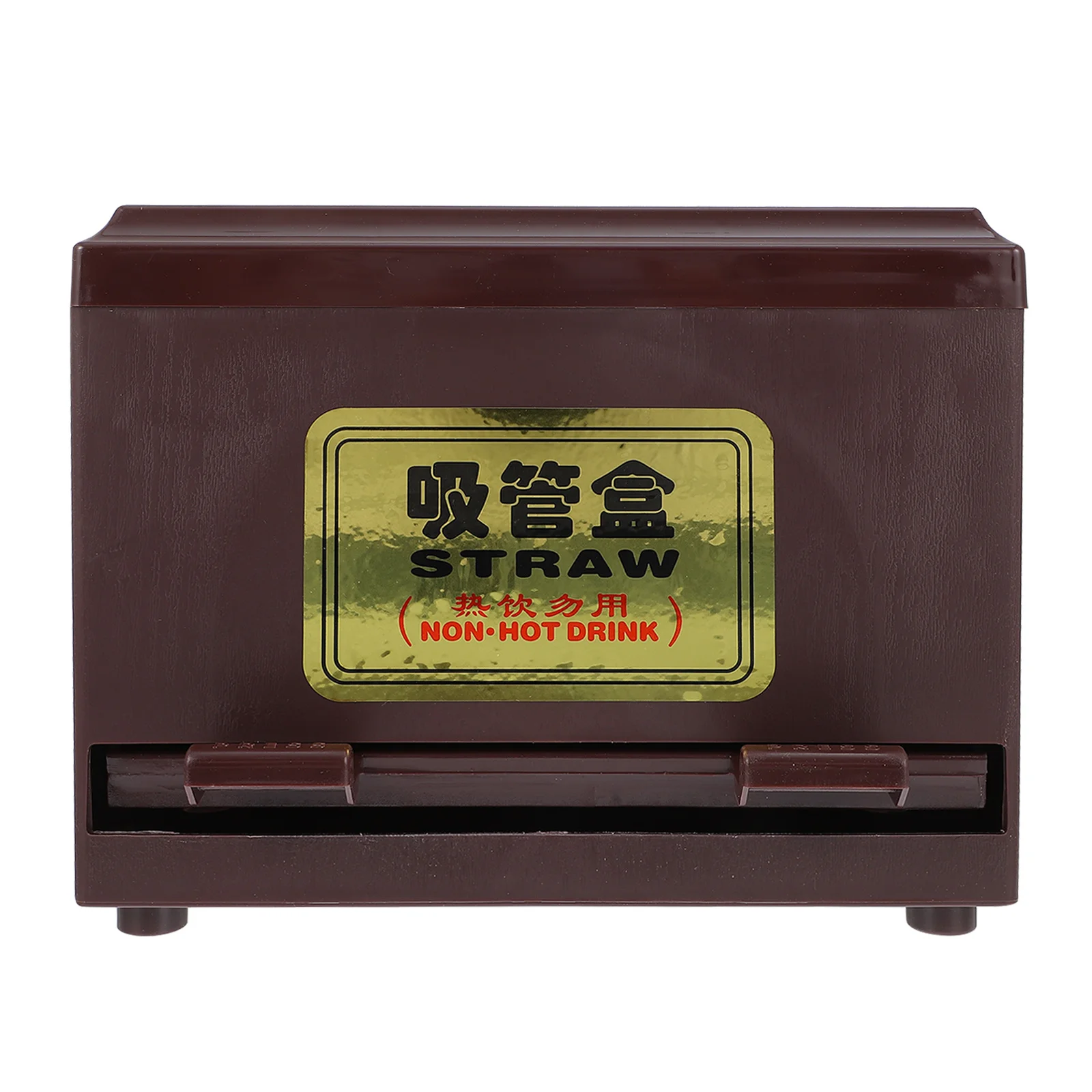 

1pc Straw Dispenser Box Adjustable Outlet For Coffee Shop Fast Food Restaurant Plastic Straw Storage Container Kitchen Bar