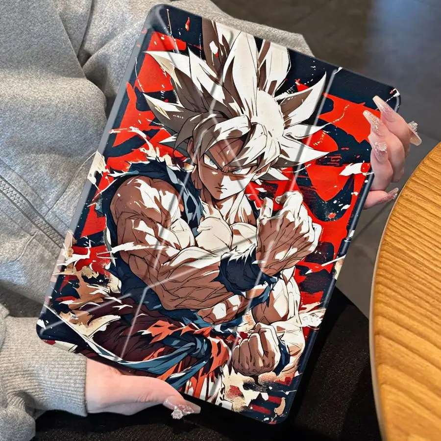 

Чехол для планшета Dragon Ball Innovation Goku для iPad Mini 6, 7, Pro 11, 10, 9, 8, 7, 12.9 дюймов, Air 4, 5, M3, M2, 1, 2, M4, 11 дюймов Pro