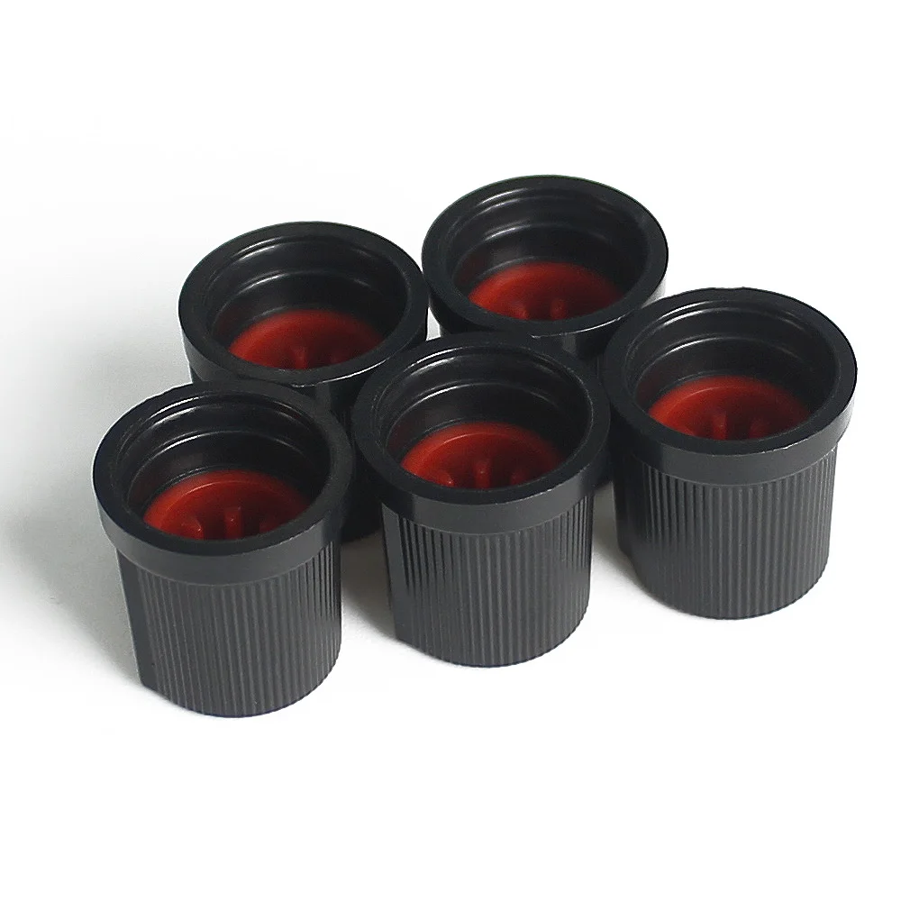 5 قطعة WH148 الجهد مقبض الباب غطاء AG3 15x15 مللي متر مقابض بلاستيكية حمراء مقبض البرقوق