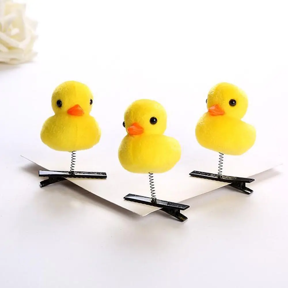 Cute Dog Duck Hair Clip Rabbit Plush Chicken Barrettes Hair Accessories Animal Girls/Female