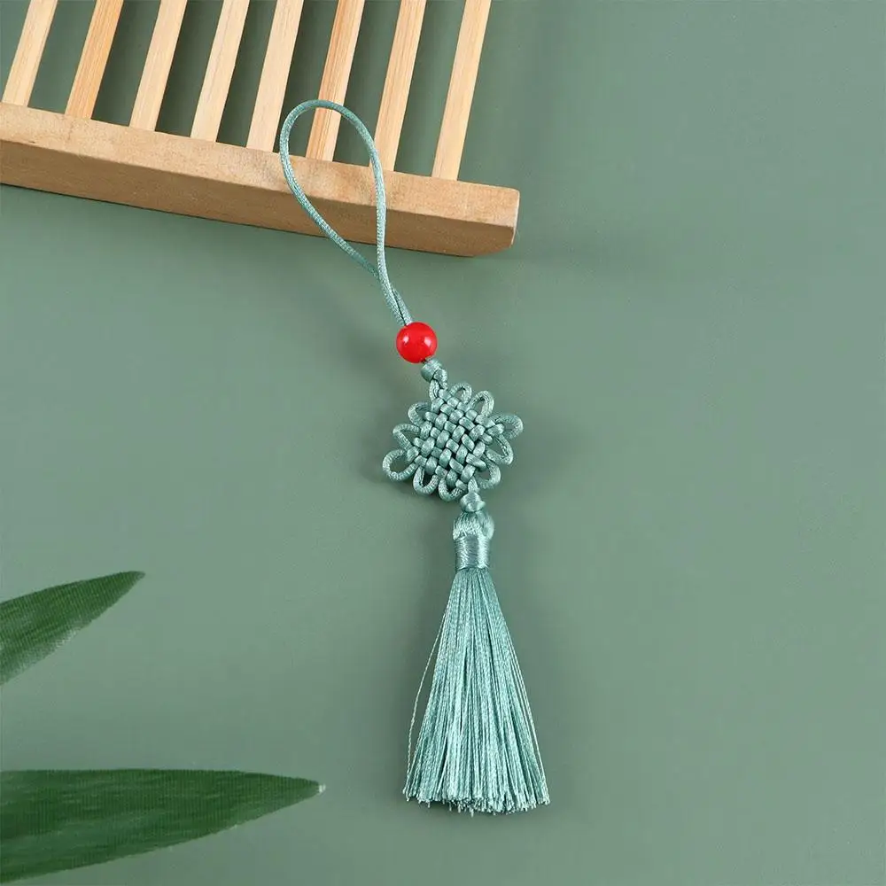 Making Accessories Decoration Pendant Curtain Charms Tassel Chinese Knot Pendant Chinese Knot Silk Tassel Pendant DIY Craft