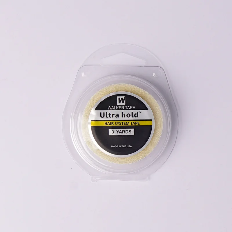 

1 рулон, 3-ярдовая лента Walker, ультра-фиксация, двухсторонняя клейкая лента для системы волос, рулоны для парика, парика