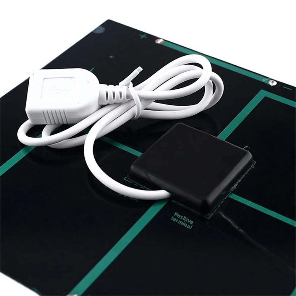 Portable 6W Solar Panel Power Bank for Mobile Phones USB Charging Solar Powered For Charger for Outdoor and Travel Use