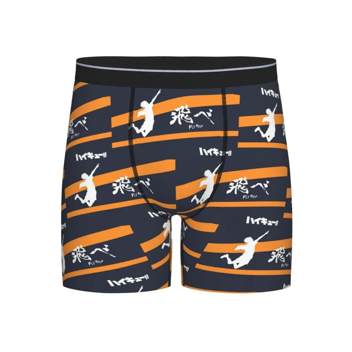 

Long Boxer Underpants Shorts Haikyuu Karasuno Fly High Manga Anime Panties Men's Comfortable Underwear for Homme Man Boyfriend