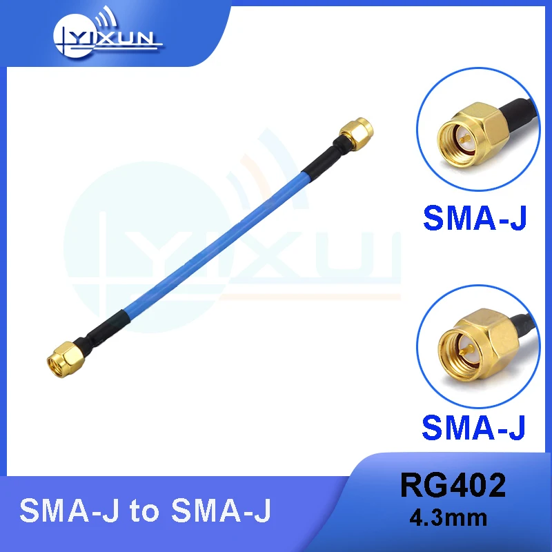 RG402 SMA male to SMA male plug 0.141