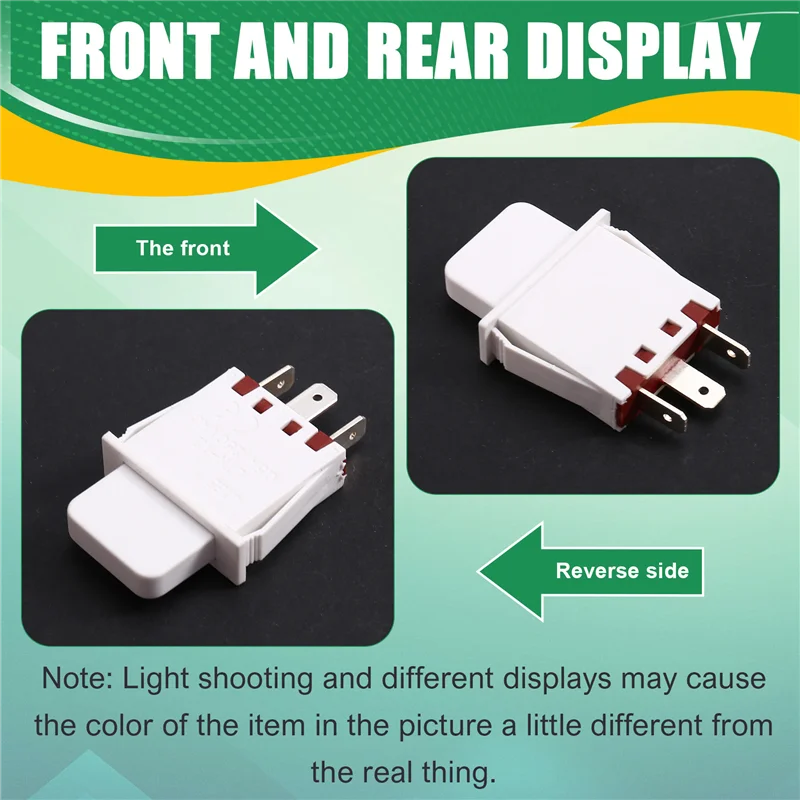 A01V-إصلاح أجزاء لشركة سيمنز الثلاجة الفريزر مزيج مفتاح الإضاءة زر التبديل