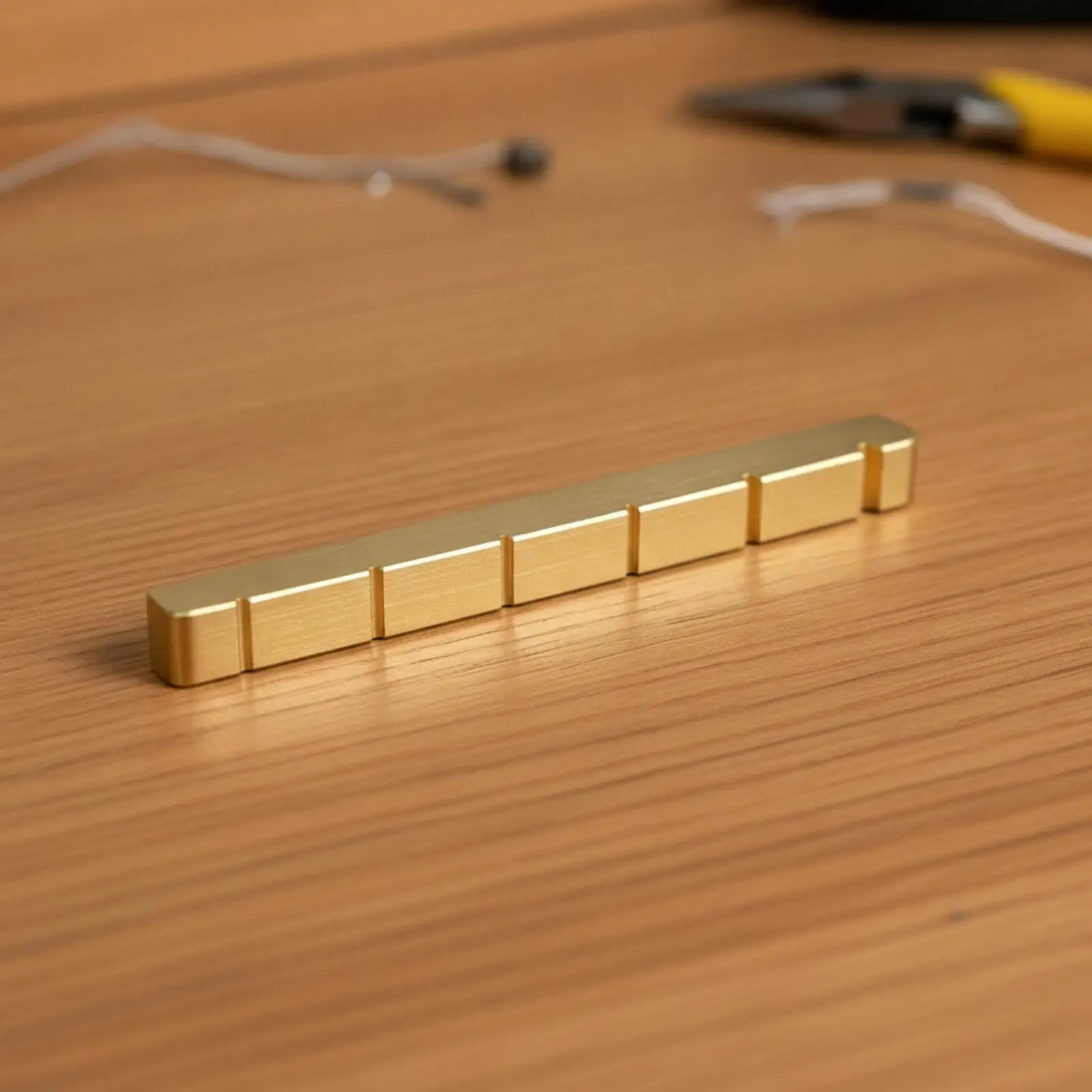 Guitar Component Tuning Stability Six-Stringed Electric Guitar Nut Upgrade for Instrument Setup