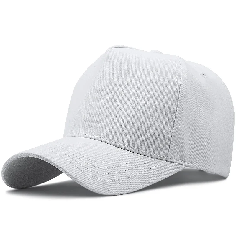 Sombreros de cabeza grande para hombre y mujer, gorra de béisbol de camionero de talla grande XXL, corona alta, ajustable, lisa, informal, a la