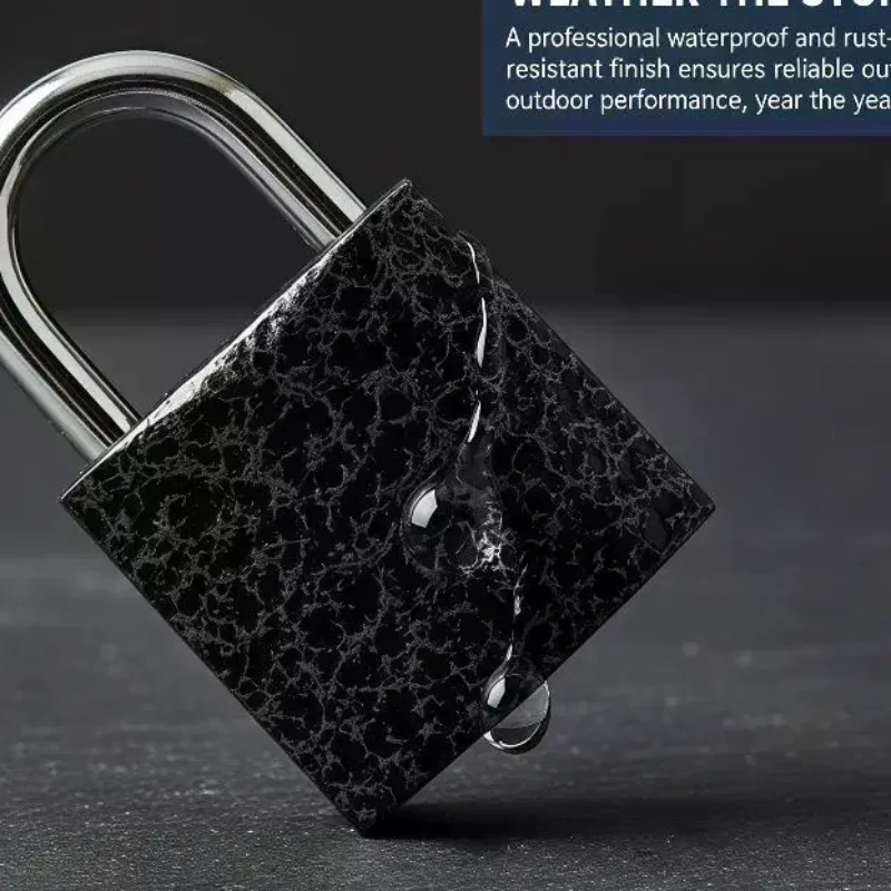 Anti Theft Heavy Duty Padlock Alloy Steel Construction Solid Copper Core for Home Gate Patio Fence Storage Lock