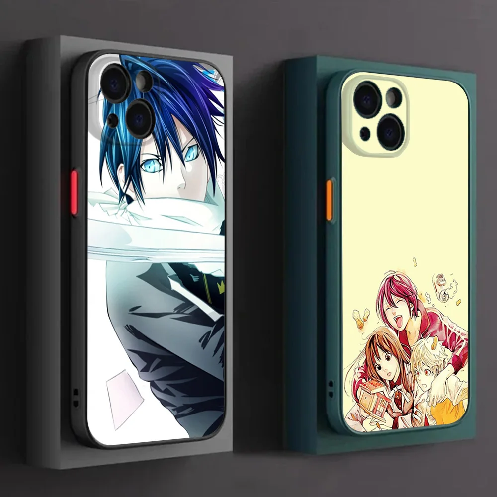 Phone Case For iPhone 16ProMax 15 14 7 8 16 Plus 13 12 11 Mini XR X XS SE Noragami Yato Translucent Matte Soft Back Cover