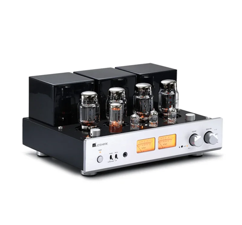 

MUZISHARE New X7 KT88 Push-Pull Tube Amplifier HIFI EXQUIS Balanced GZ34 Lamp Amp Best Selling With Phono and Remote