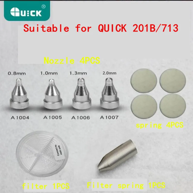 QUICK201B Elektrische Saug Pistole, 201B Heizung Montage, Filter Schwamm, Filter, Düse – Detail 13