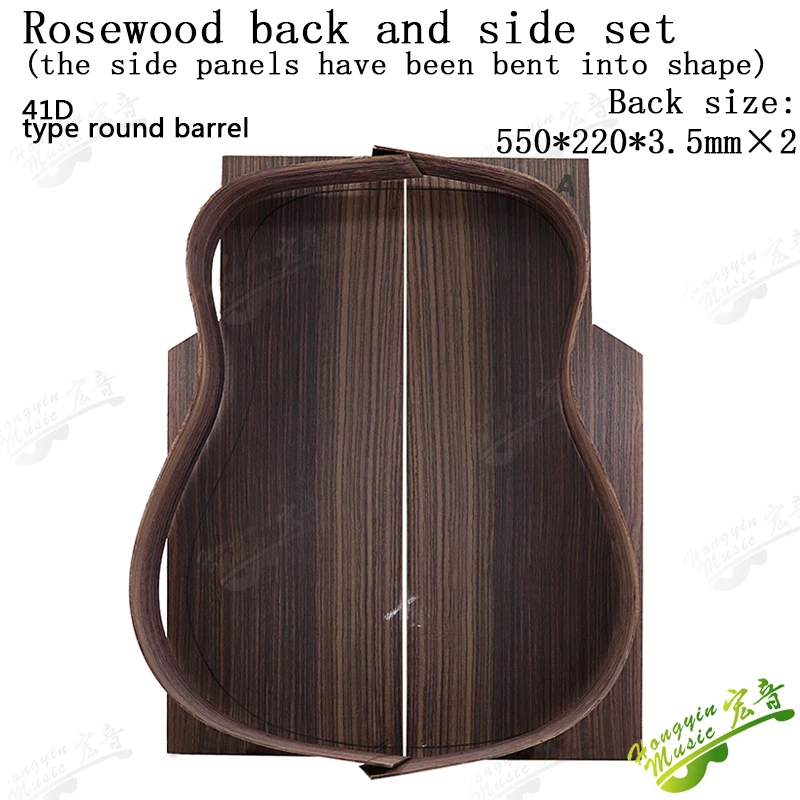 

Acoustic guitar Rosewood back and side woolen set D GA OM side panels have been bent Accessories