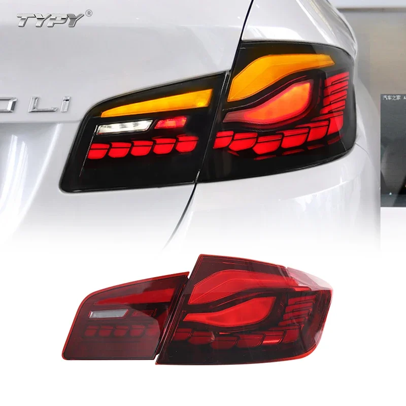 Car Tail Lamp For BMW F10 F18 520 525 2011-2017 Full LED Dynamic Taillight  Dragon Scale Style