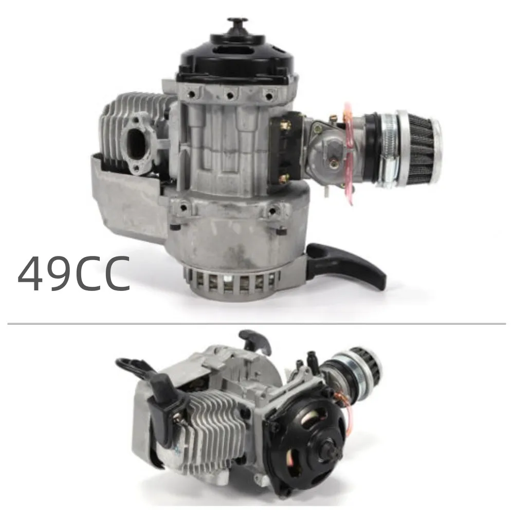 49CC 2-Stroke Engine Mini Dirt Bike Motorradmotor ATV Scooters Motor High-Quality Mini Pocket Bike Motor