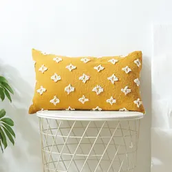 Funda Cojines De 30x50 Cut Flower Decorative Pillow Cover Living Room Zipper Pillowcase Sofa Cushion Cover Housse De Coussin