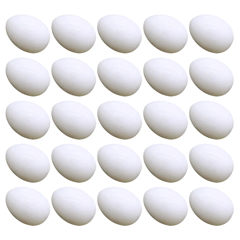 

50Pcs Simulated Pigeon Eggs Water Injection Plastic Realistic Lifelike