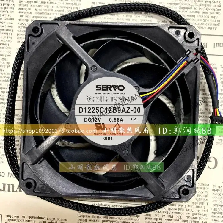 

New / D1225C12B9AZ-00 12025 DC12V 0.56A 12 Cooling Fan Assembly Kit