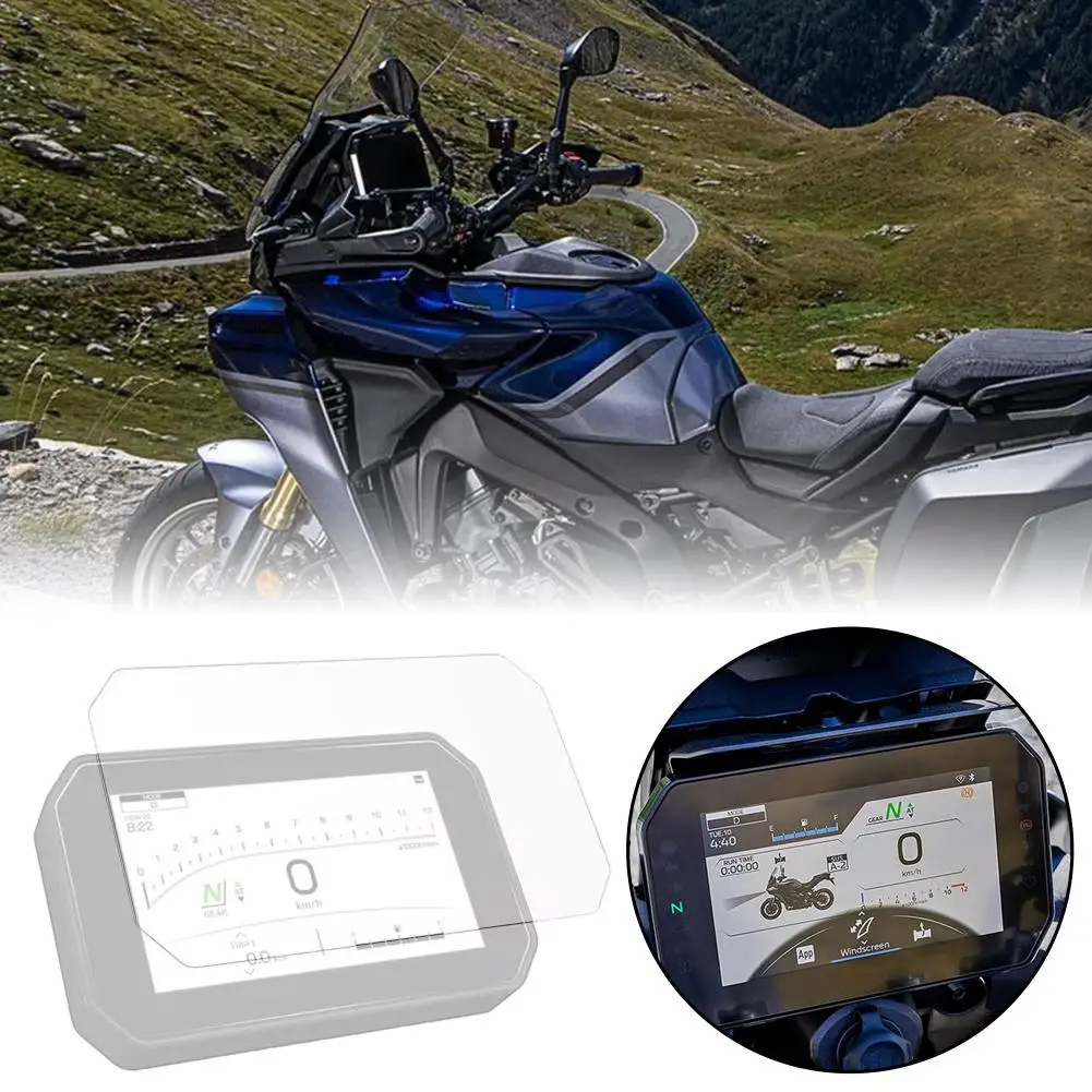 

Для Yamaha Tracer 9/GT/GT + 2025-защитная пленка для экрана приборной панели мотоцикла, защитная пленка от царапин, тканая пленка для инструментов C0O3