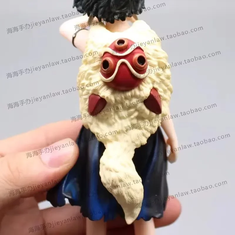 Figuras de acción de la princesa Mononoke San, modelo de chica Kawaii, adorno de escritorio de pie, juguete de colección, 19cm