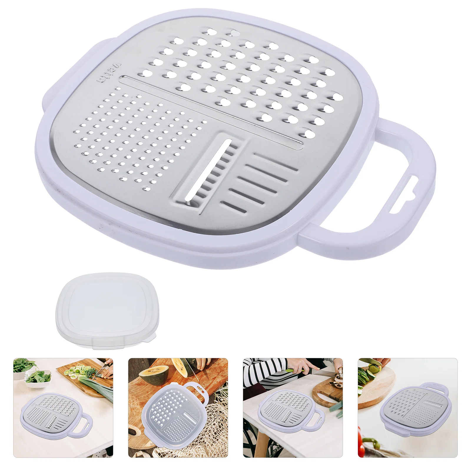 

1Pcs Kitchen Grater Stainless Steel Slicer Multifunctional Food Chopper for Home Use Efficient Vegetable Cutting Tool Random