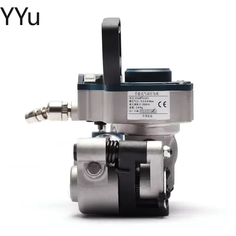 for B19 Pneumatic Strapping Tool Handheld Air Powered Plastic Band Strapper Industrial Packaging Machine PP PET Strap
