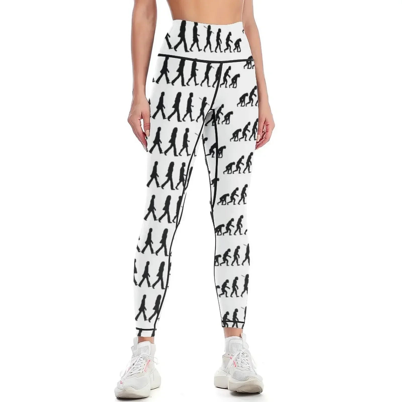 

The Evolution of Man & Beatle Leggings Legging sport Golf wear trousers Women's high waist Womens Leggings
