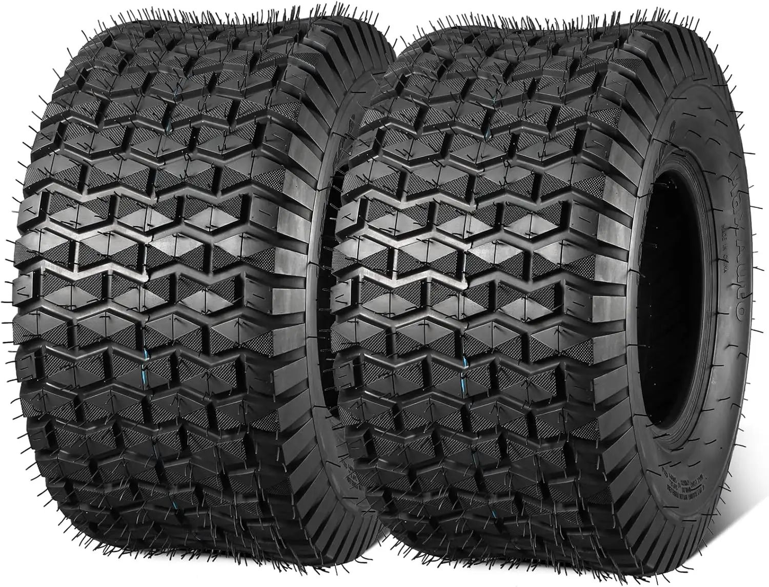 

Design Fox V1 Garden Mower Tires, 18x9.50-8nhs Rear Tires, 18x9.50 8 Turf Tires, 4 Ply Tubeless Tire, 1040lbs Capacity, Set of 2