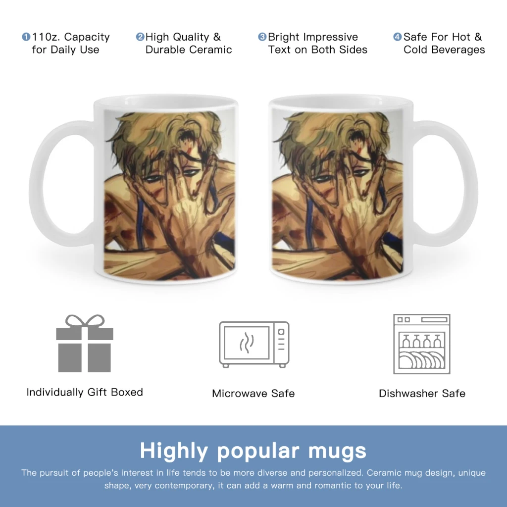 

Killing Stalking Anime Movie Free shipping Ceramic Mug Cute Coffee Tea Milk Stave Mugs And Cups with Handle Novelty Gifts