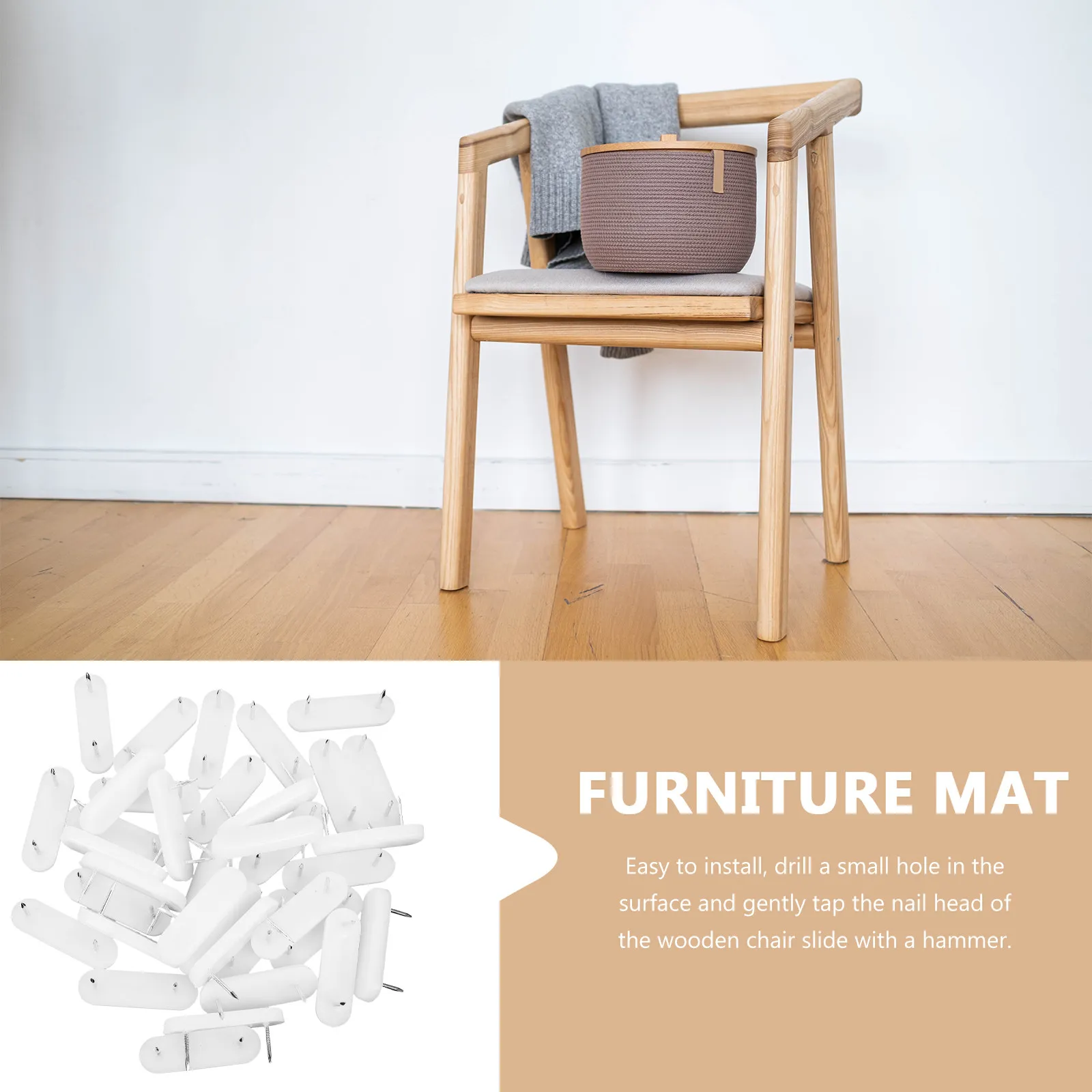 

100 шт. Противоскользящие накладки для ножек мебели: для стульев, столов, диванов, устойчивые к царапинам, сверхпрочные