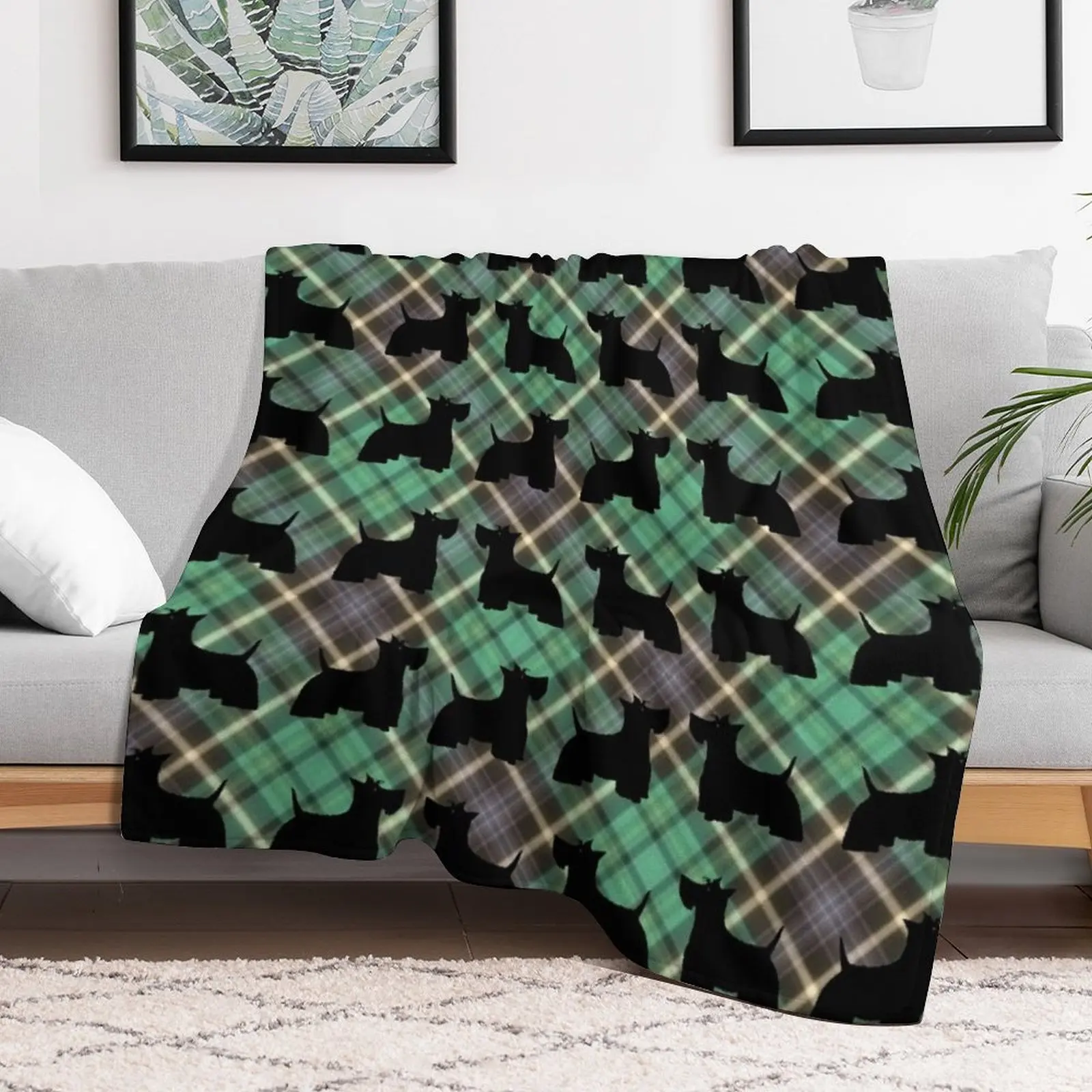 Scottish Terrier Throw Blanket Softest Thin Blankets