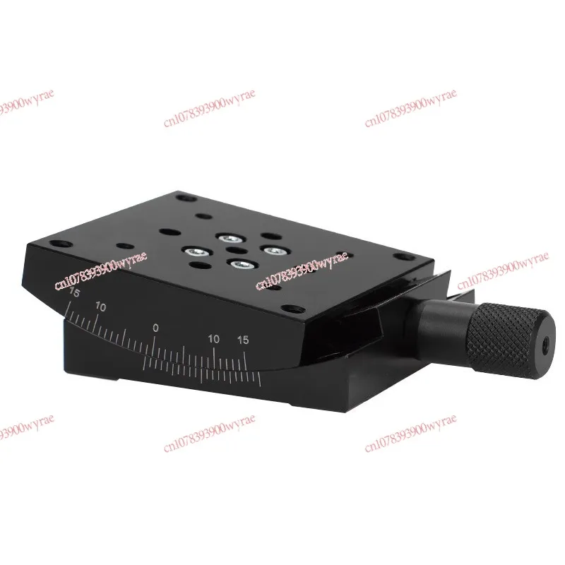 

X-axis angle tilt table Manual fine adjustment Slide table Adjustment goniometer X-axis GFG40-60-60 radian table