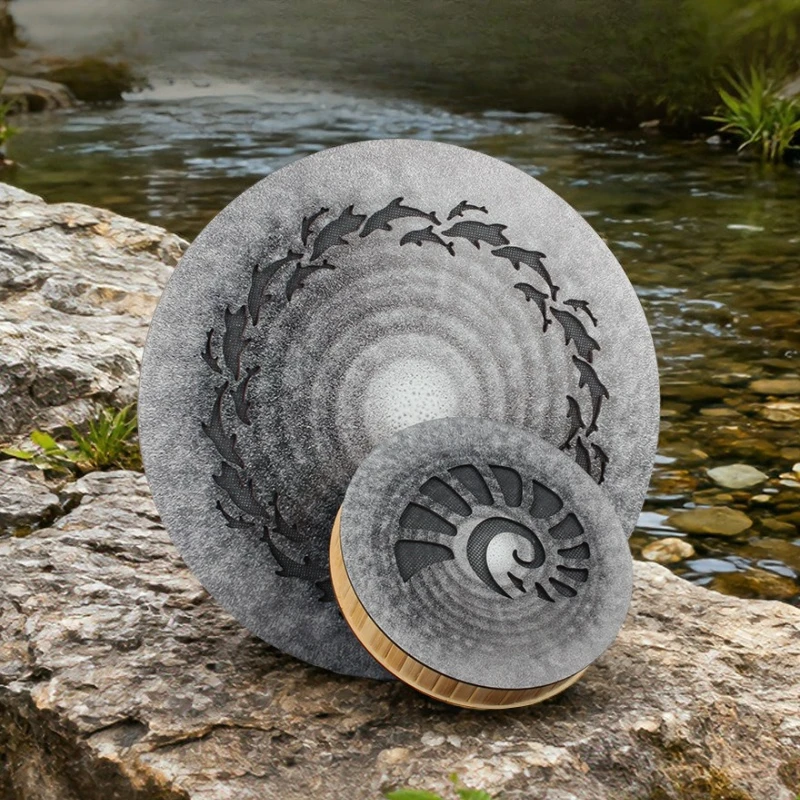 Meditation Stream Drum Sound Healing Wooden Stream Drum Spiritual Relaxation Drums Professional Percussion Musical Instruments