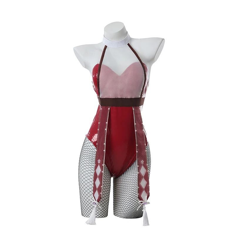 ROLECOS – Costume de Cosplay Yae Miko pour fille, combinaison rouge originale, Sexy, pour femmes