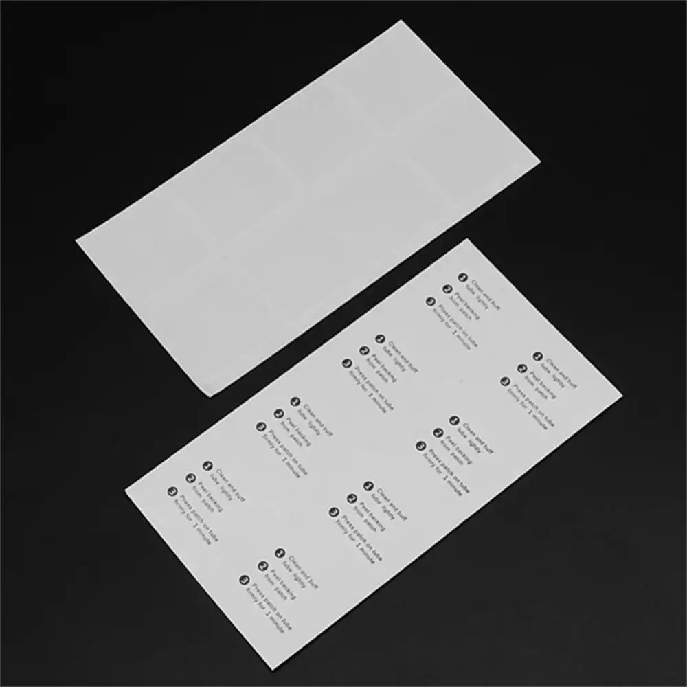 Protección de neumáticos de 2/4/6 piezas, herramienta de reparación de neumáticos mejorada, ultrafina, sin pegamento, secado rápido, buen sellado, tubo de neumático, parche sin pegamento