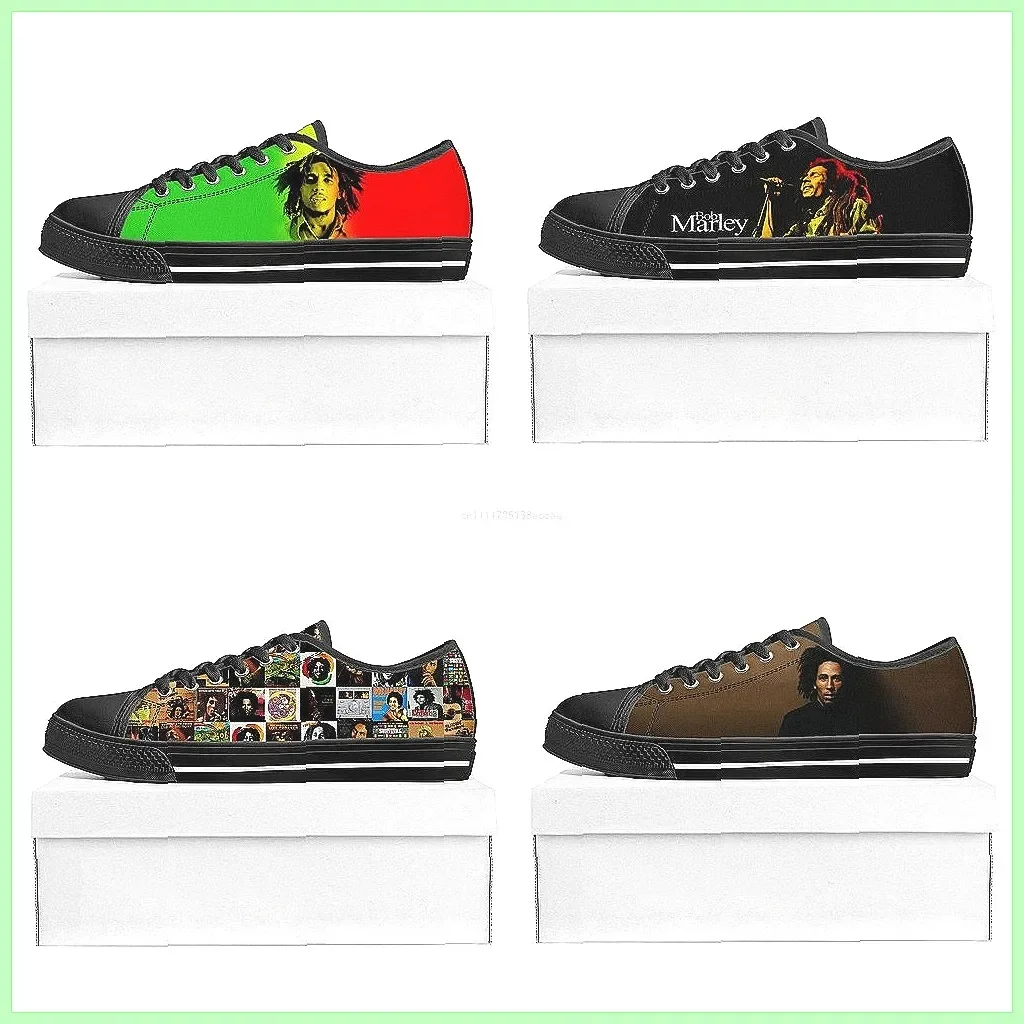 

Кеды Bob Marley Canvas на низкой подошве со шнуровкой, унисекс, повседневные, в стиле музыкальной звезды
