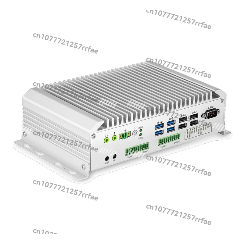Fanless I5-6200U Central Processor Embedded Industrial Computer Mini Box Computer 2xLAN 6xRS485 10xCOM 8xUSB
