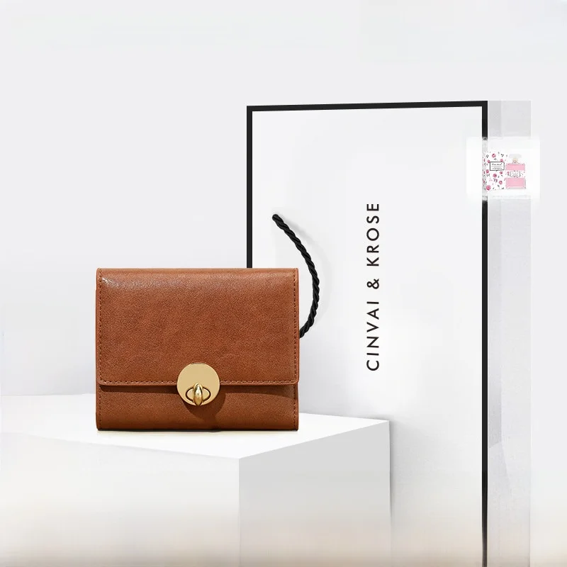 short-wallet-for-women-cinvaikrose-brand-leather-bifold-magnetic-buckle-closure-card-holder-youth-fashion-pure-color