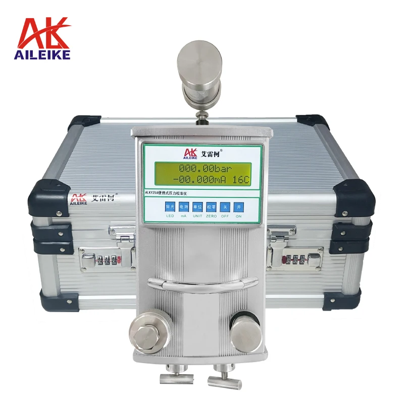 

AILEIKE Portable Pressure Calibrator ALKY25B 0.05 Level Transmitter Pressure Gauge Detection 0~600bar Measurement Instrument