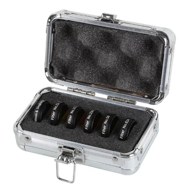 

Angeleyes Yellow Orange Red Green Blue Moon Nebula Filter Astronomical Telescope Send Aluminum Box Six Color Filter