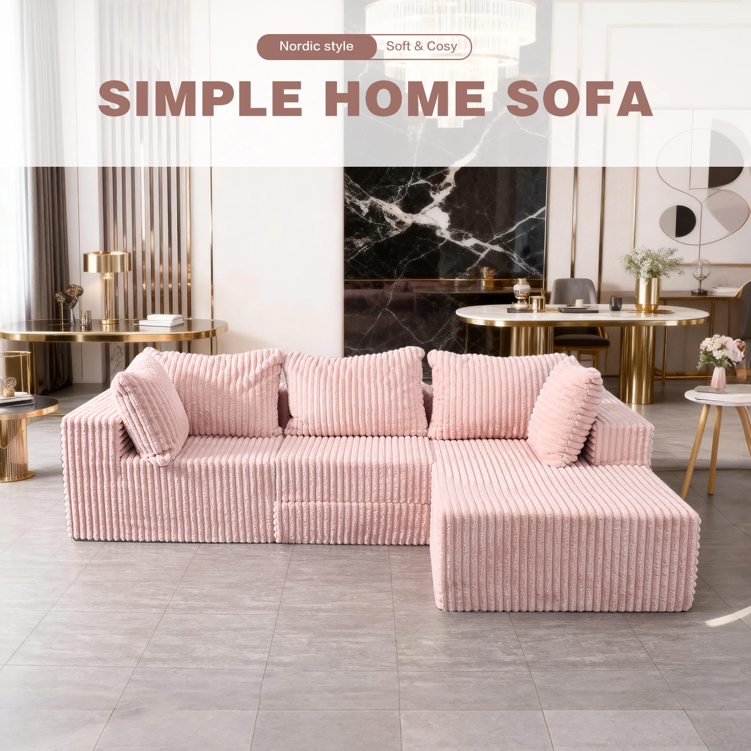 Good Quality Vacuum Compressed Sofa Multi-functional L Shape Folding Sofa Bed for Home Furniture Living Room Sofa